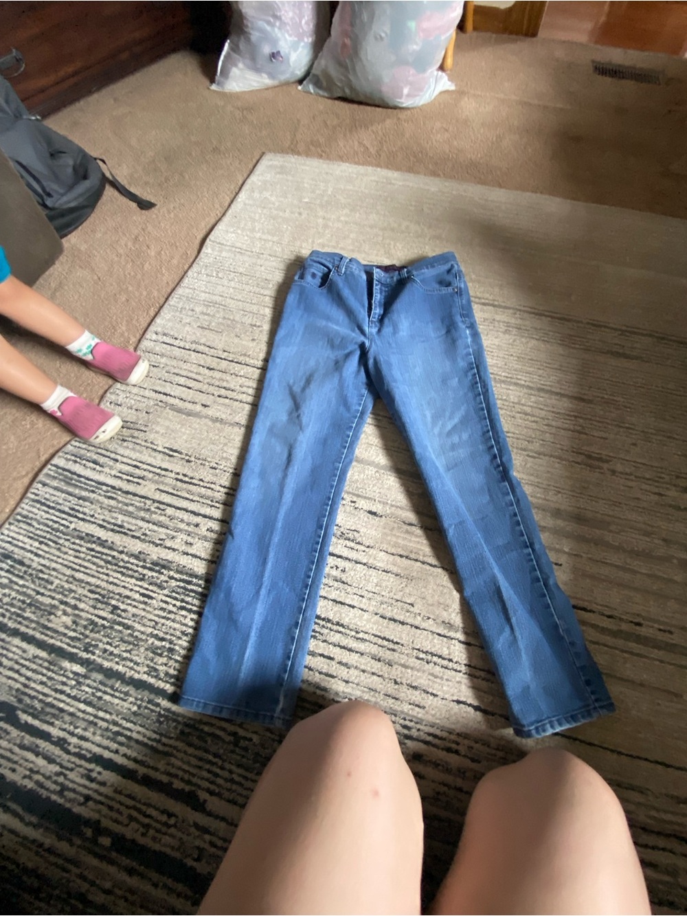 Gloria Vanderbilt Straight Leg Blue Jeans